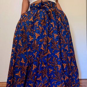 SOLD: African Textile Wrap Skirt